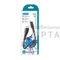Кабель USB RECRSI CA261 Lightning чёрный Кабель USB RECRSI CA261 Lightning чёрный