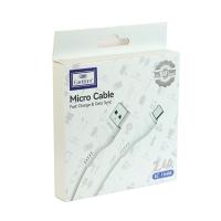 Кабель USB to Micro Earldom EC-164M, 1m, 2A, белый