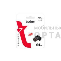Карта памяти MicroSD  64GB  Netac  P500  Eco  Class 10 UHS-I без адаптера Карта памяти MicroSD  64GB  Netac  P500  Eco  Class 10 UHS-I без адаптера
