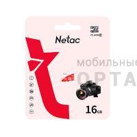 Карта памяти 16 Гб MicroSD Netac  P500  Eco  Class 10 без адаптера Карта памяти 16 Гб MicroSD Netac  P500  Eco  Class 10 без адаптера