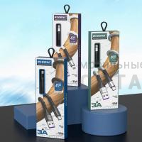 Кабель USB RECRSI CA-231 Lightning белый Кабель USB RECRSI CA-231 Lightning белый