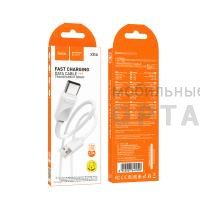Кабель USB to Type-C HOCO X114 Energy , 1m, 3A,  белый