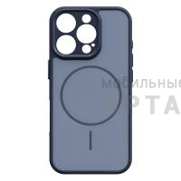 Чехол Matte MagSafe с защитой камеры в техпаке, iPhone 13/14, Blue