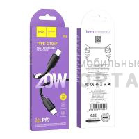 Кабель Type-C to Lightning HOCO X96 Hyper, 1m, PD 20Вт,  черный