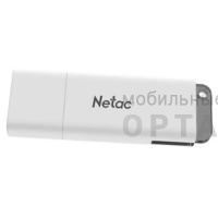 Флешка USB 8GB  Netac  U185  белый с LED индикатором