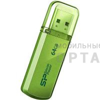 Флешка USB 64 Гб Silicon Power  Helios 101  зелёный